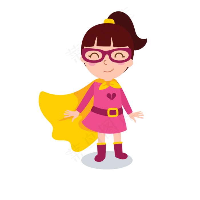 儿童节超级女英雄PNG儿童节超级女英雄PNG,免抠元素