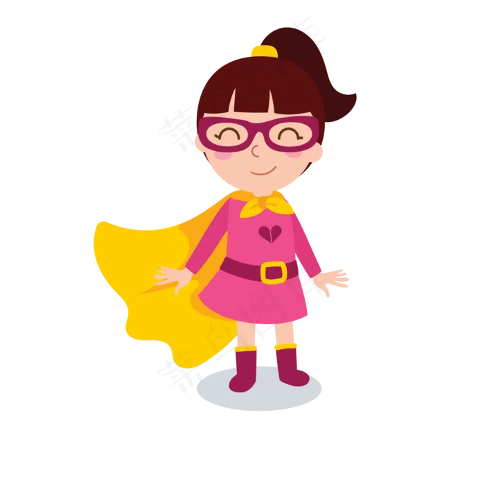 儿童节超级女英雄PNG儿童节超级女英雄PNG,免抠元素ai矢量模版下载