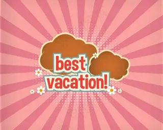 夏天旅游设计图片