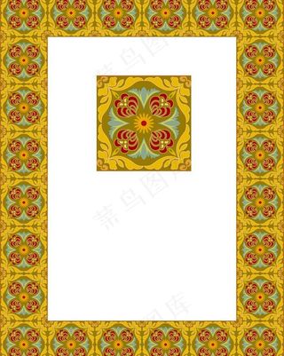 古典花纹花边框 相框图片