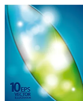 绚彩光亮背景矢量素材