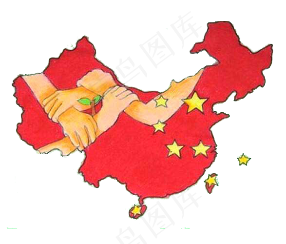 中国地图路由地图海报素材地图无背景...psd模版下载