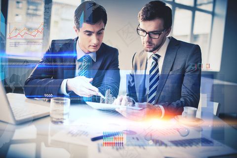 2019灰色水墨企业宣传相册会声会...