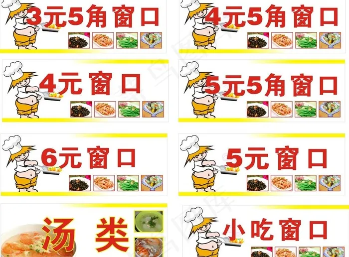 厨房科室牌图片cdr矢量模版下载