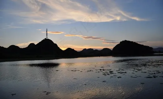 普者黑夜色图片 普者黑夜色图片