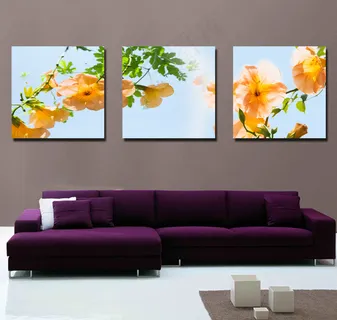 花朵三联画 花朵三联画