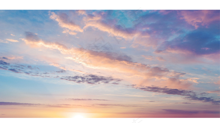 高清婚纱外景夕阳PS换天空PSD素材