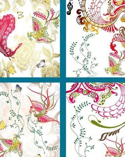 花鸟图案移门素材