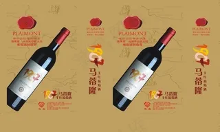 干红葡萄酒手提袋图片