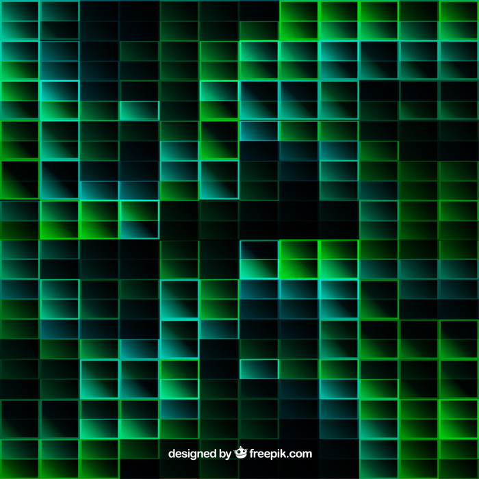 闪亮的绿色矩形背景