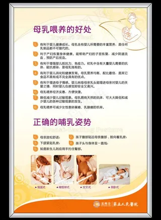 科学做月子宣传板图片