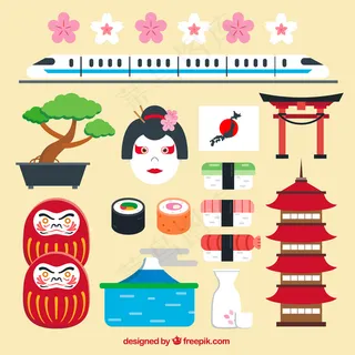 平面设计中的日本元素