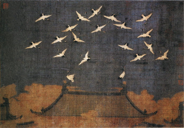 瑞鹤图b 花鸟画 中国古画_006...