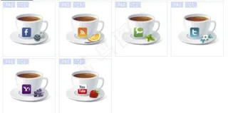 个性咖啡杯子图标下载