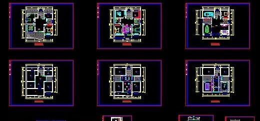 一套家装的超完整装修图纸