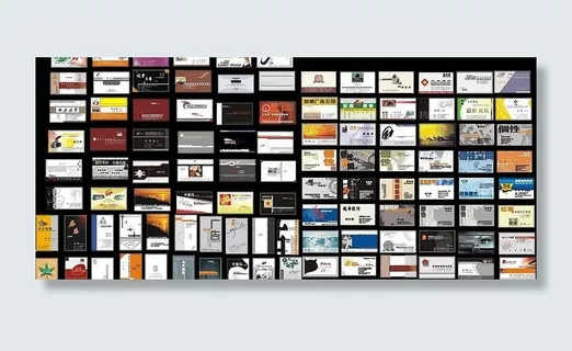 各行业名片大合集之广告公司图片