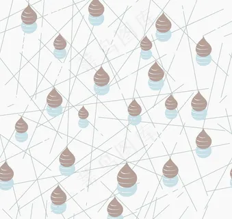 时尚水滴线条花纹底纹图片