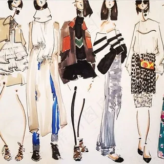 5款时尚女装设计图 5款时尚女装设计图