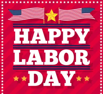 老式背景的劳动节横幅