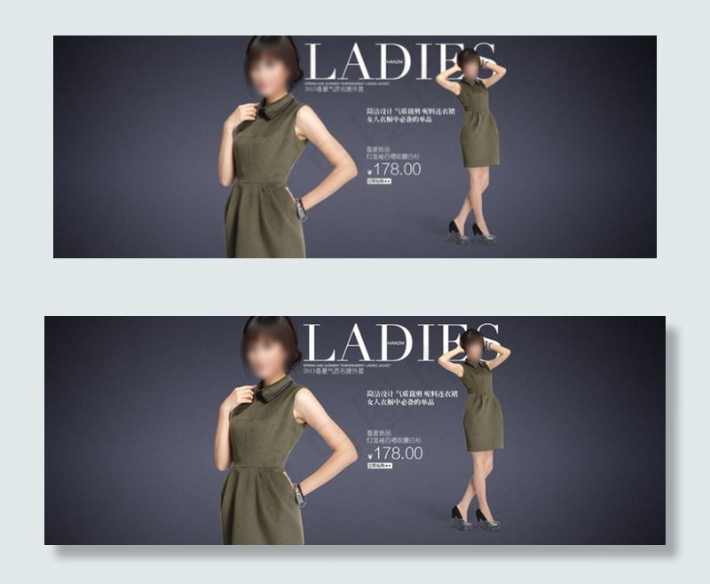 春夏女装淘宝促销海报psd模版下载