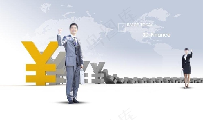 职场白领商务人士图片psd模版下载