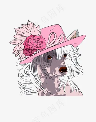 卡通动物图案小狗