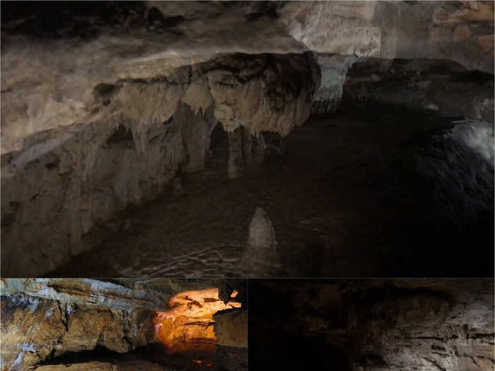 节日旅游胜地水晶洞视频素材