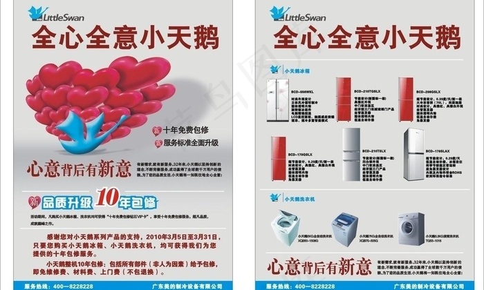 小天鹅dm单图片cdr矢量模版下载