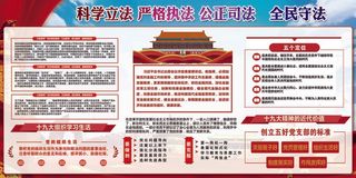 新十六字方针宣传展板设计图片