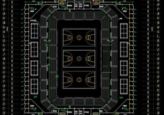 奥运摔跤馆 赛后9 46米标高层平...