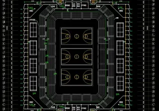 奥运摔跤馆 赛后9 46米标高层平...