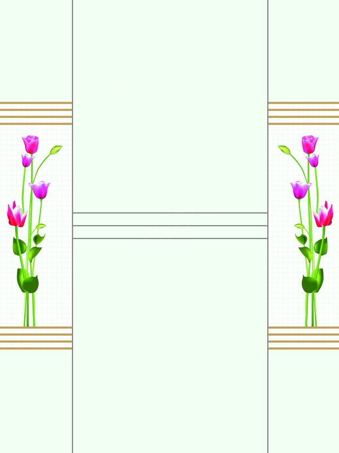 郁金香 五门设计 移门图