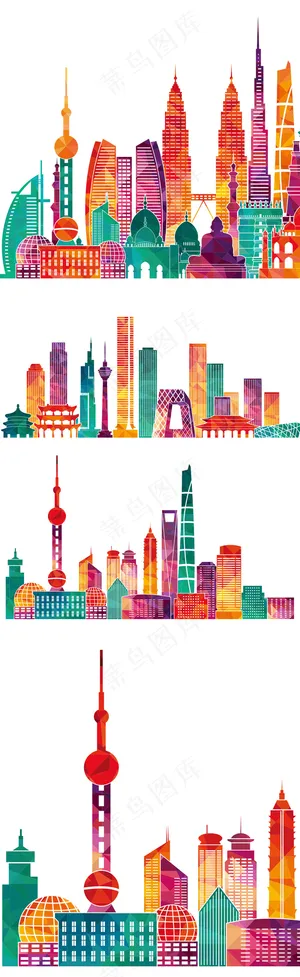 2017时尚炫彩亚洲城市著名景点北...