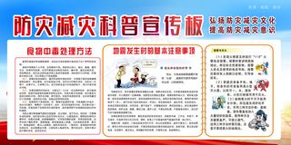 全国防灾减灾日展板设计