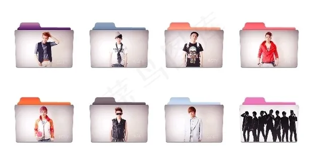明星写真文件夹图标下载