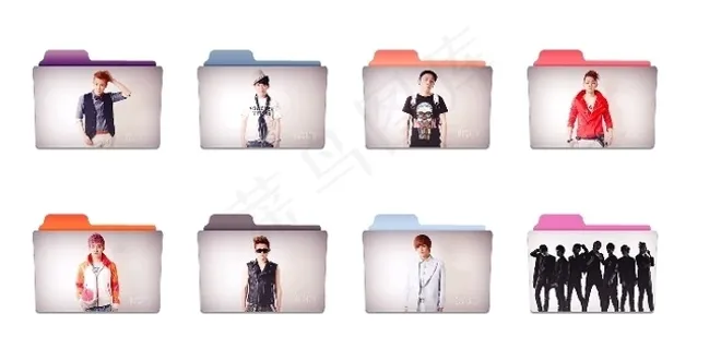 明星写真文件夹图标下载