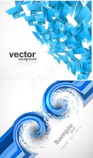 蓝色创意背景色创意抽象背景图
