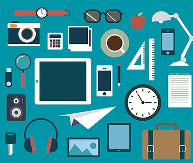 工作与娱乐元素图片