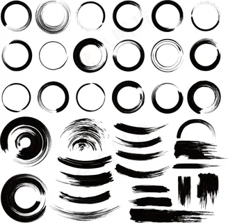 毛笔笔刷笔触素材 毛笔笔刷笔触素材