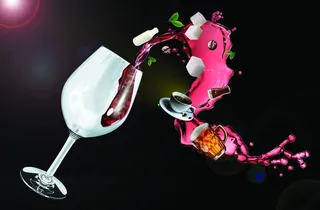 酒杯 红酒psd分层图片