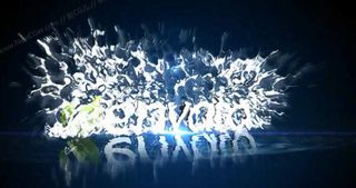 震撼的水花飞溅AE特效片头,含音效