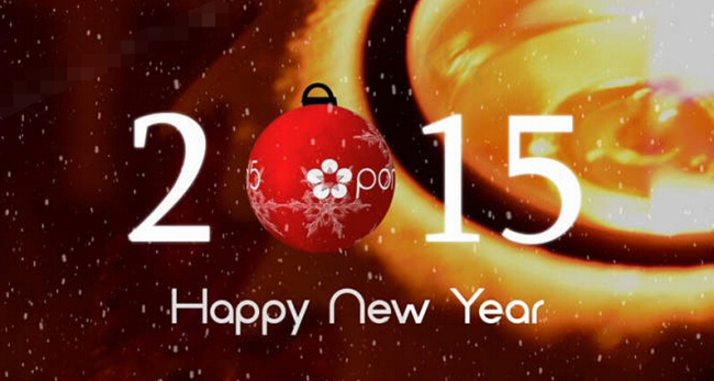用AE制作的2015新年片头(500X139)