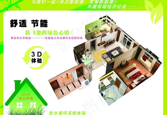 环保新能源图片cdr矢量模版下载