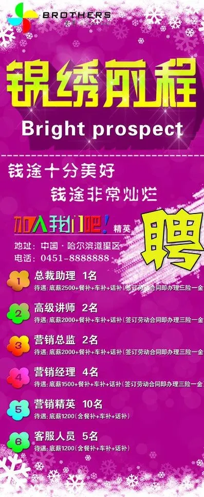 招聘展架图片(3150X7087(DPI:100))psd模版下载