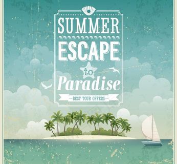 夏日度假海洋风景图片