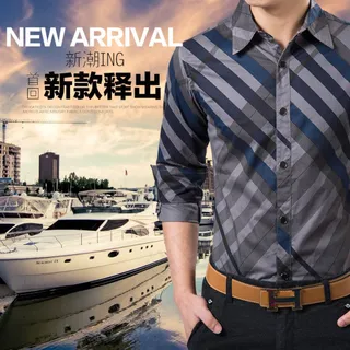 男装休闲衬衫淘宝主图设计图片