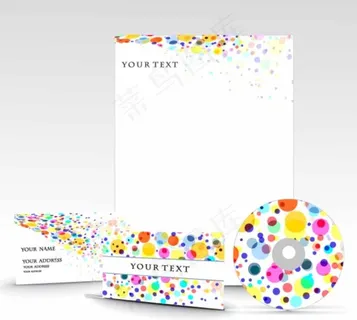 彩色圆点vi设计