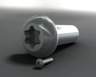 按钮头Torx螺栓- 86尺寸