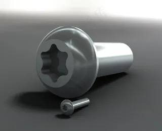 按钮头Torx螺栓- 86尺寸