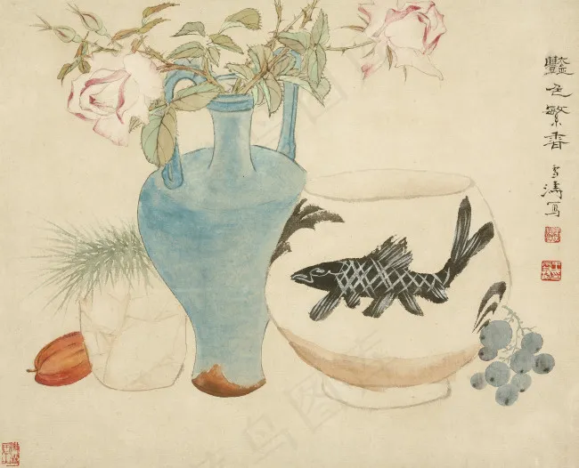 王雪涛 艳色繁香